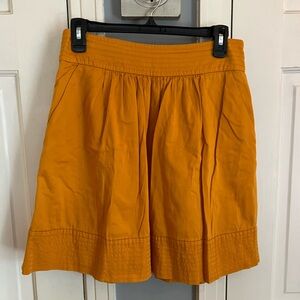 Women’s Size 4 Mustard Odille Skirt With Pockets